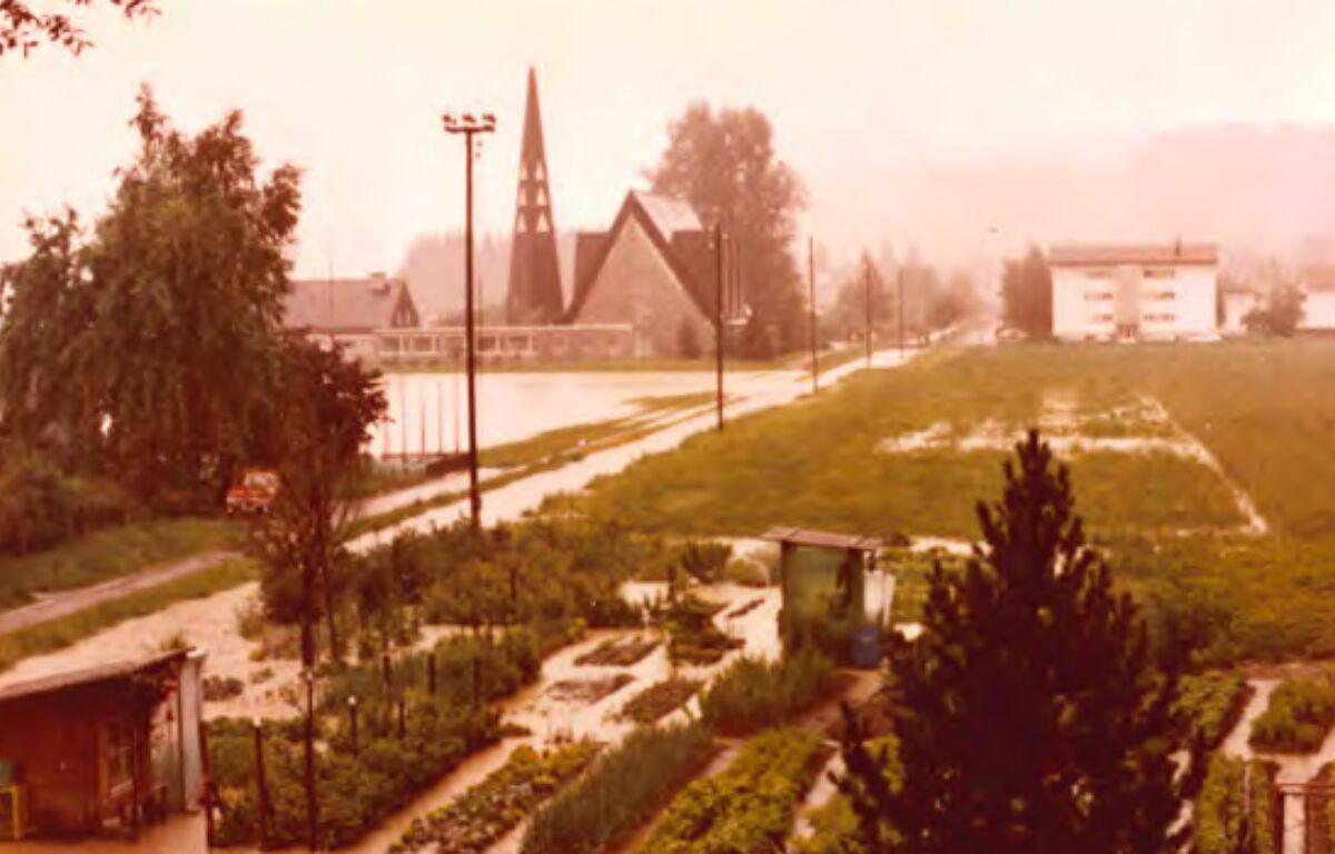 Abbildung 3 Hochwasser von 1977